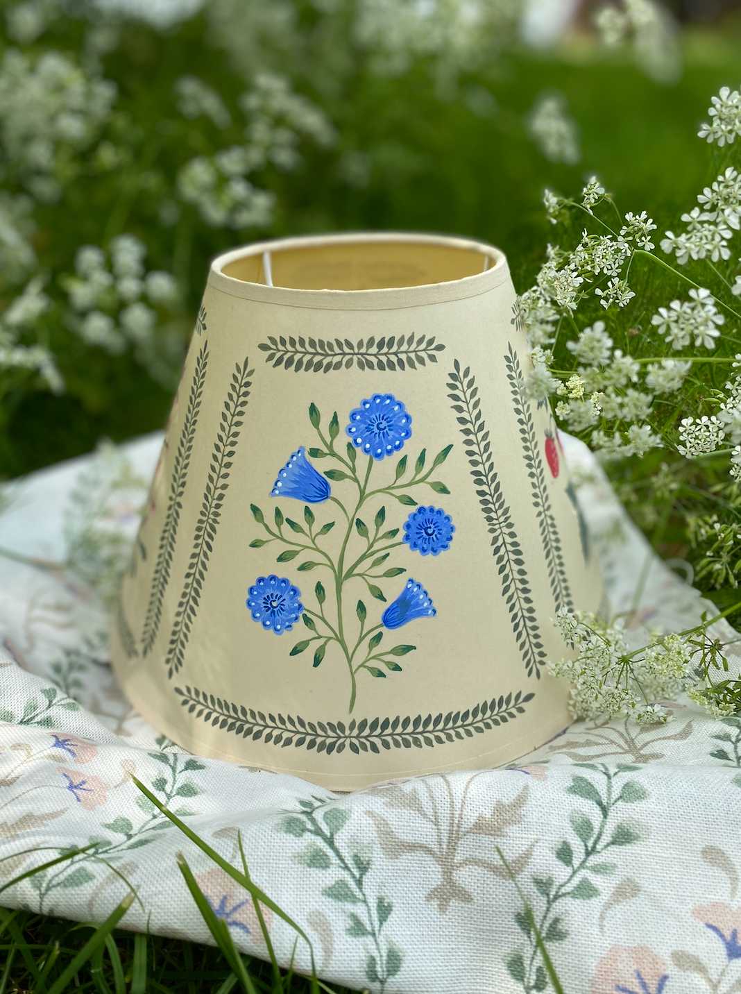 Floral lampshade