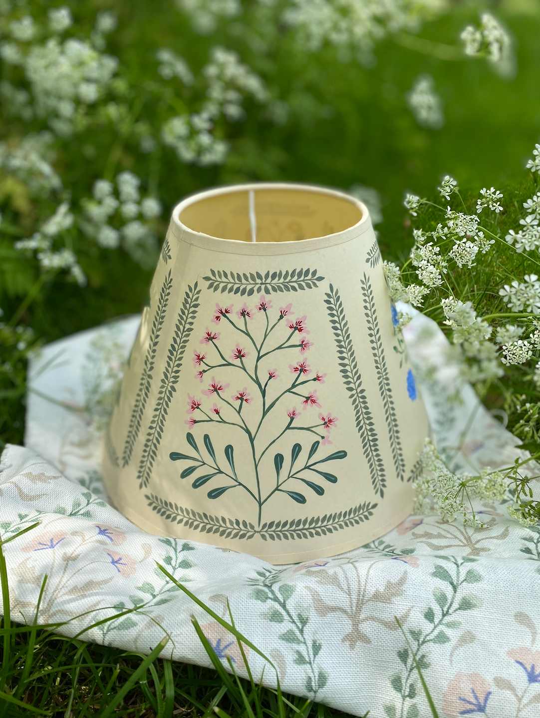 Floral lampshade