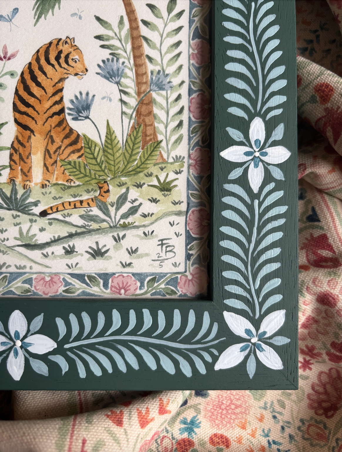Tiger and Palm
