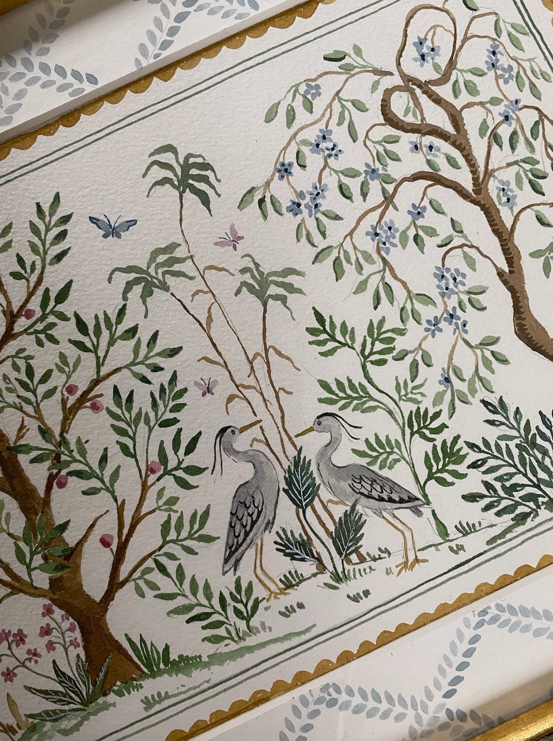 Chinoiserie Herons