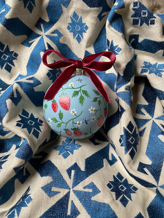 Christmas Ornament -Wild Strawberry