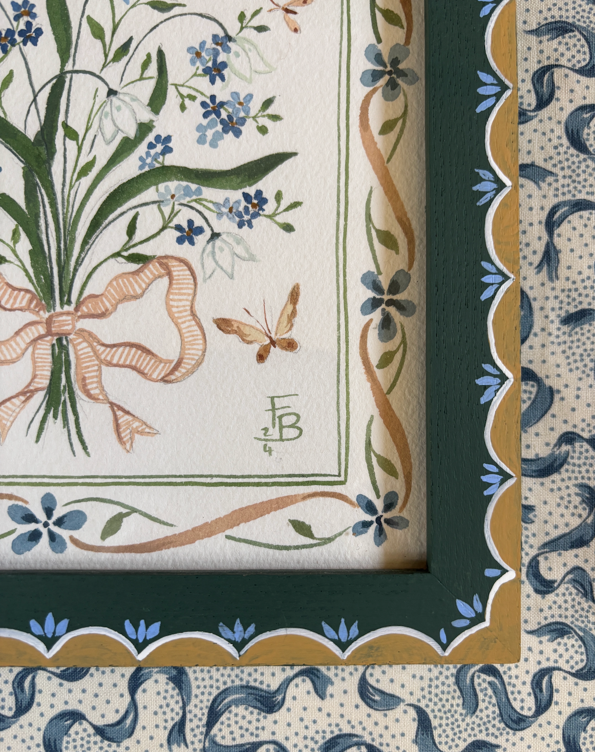 Snowdrops and forget-me-nots