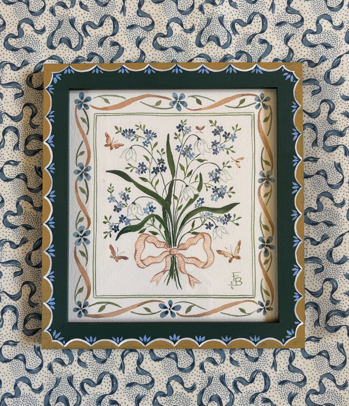 Snowdrops and forget-me-nots