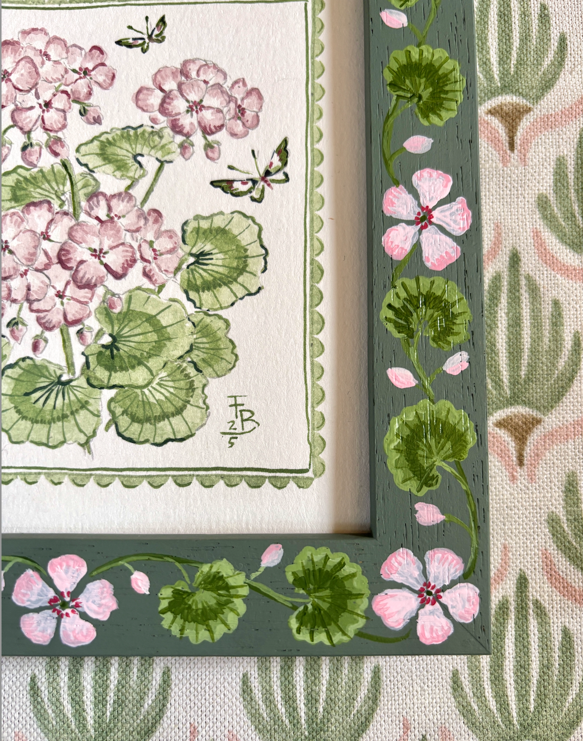 Pink Geraniums