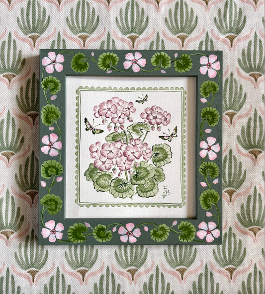 Pink Geraniums