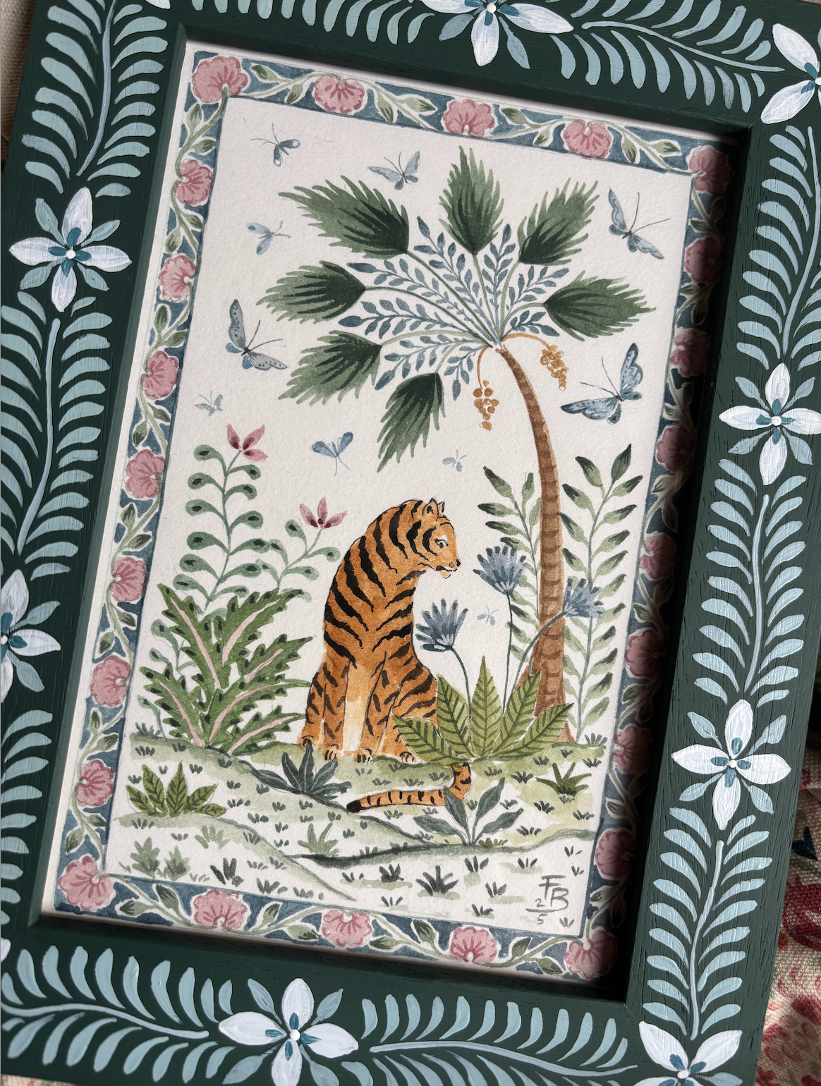 Tiger and Palm