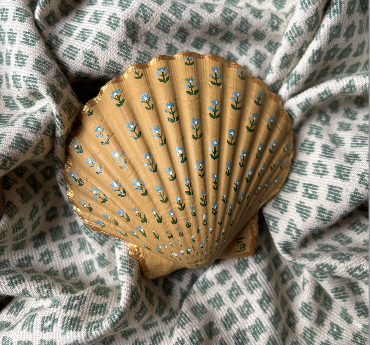 Scallop Shell - Lily of the Valley