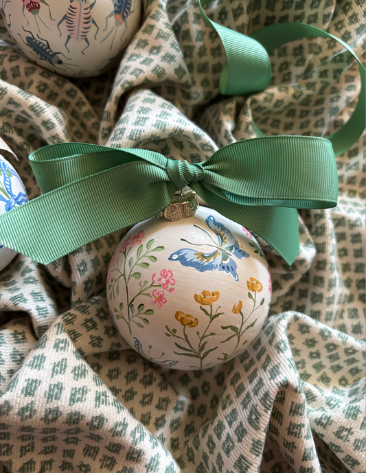 Heirloom Ornament - Meadow Butterflies
