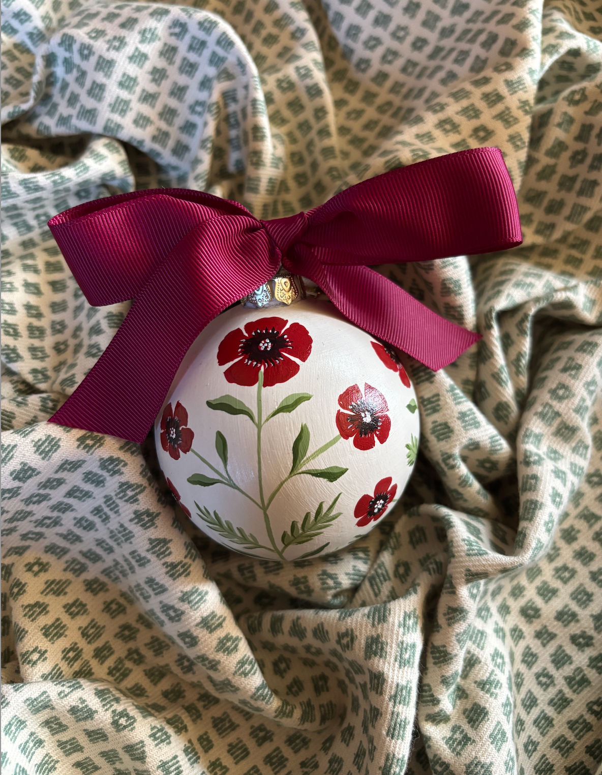 Heirloom Ornament - Poppy
