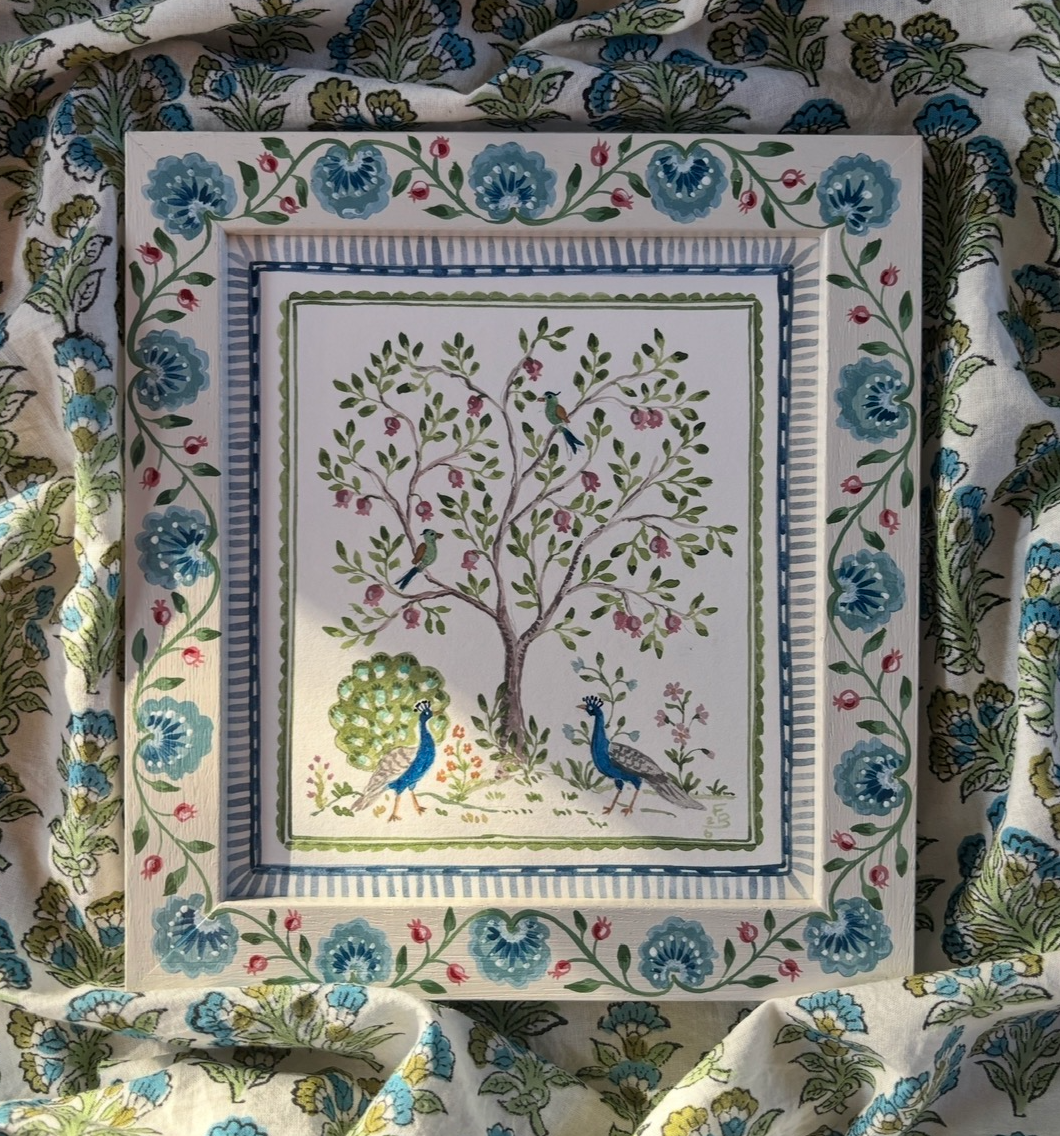 Peacock pair