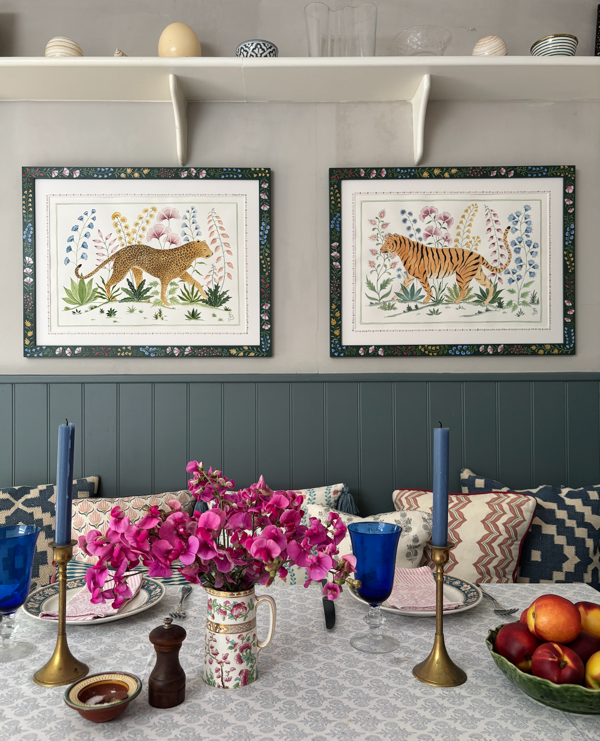 Mughal meadow print - Leopard