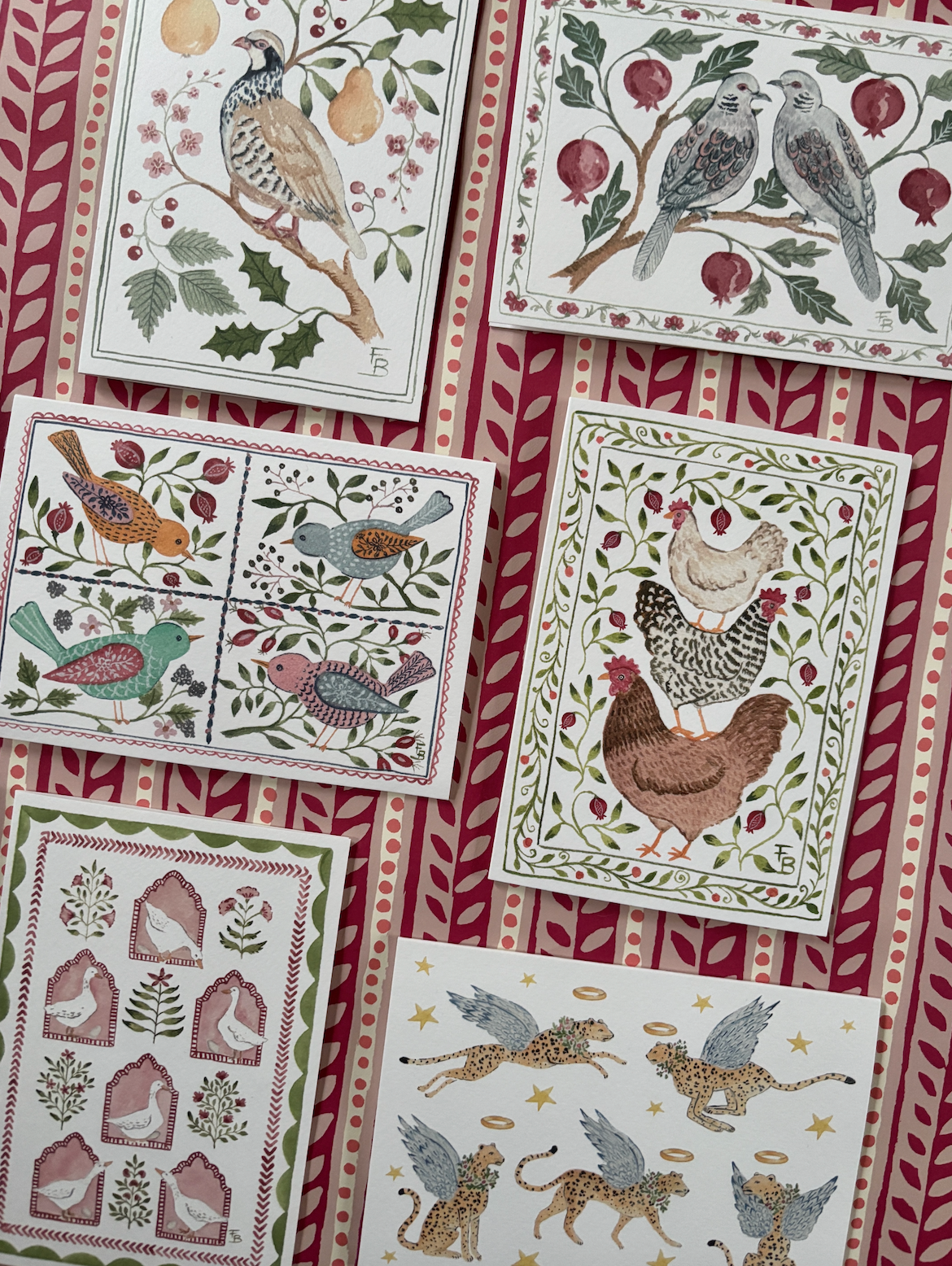 Pack of 6 mixed Christmas Cards