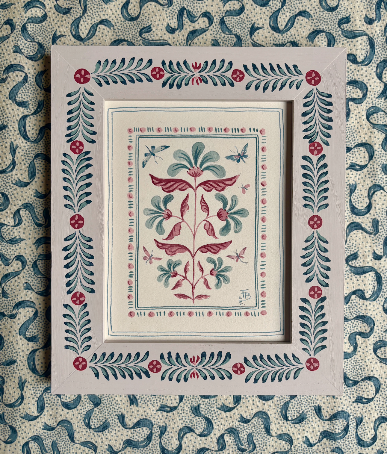 Swedish Folk Art - Cornflower