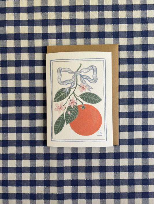 Pack of 5 Greetings Cards - Oranges