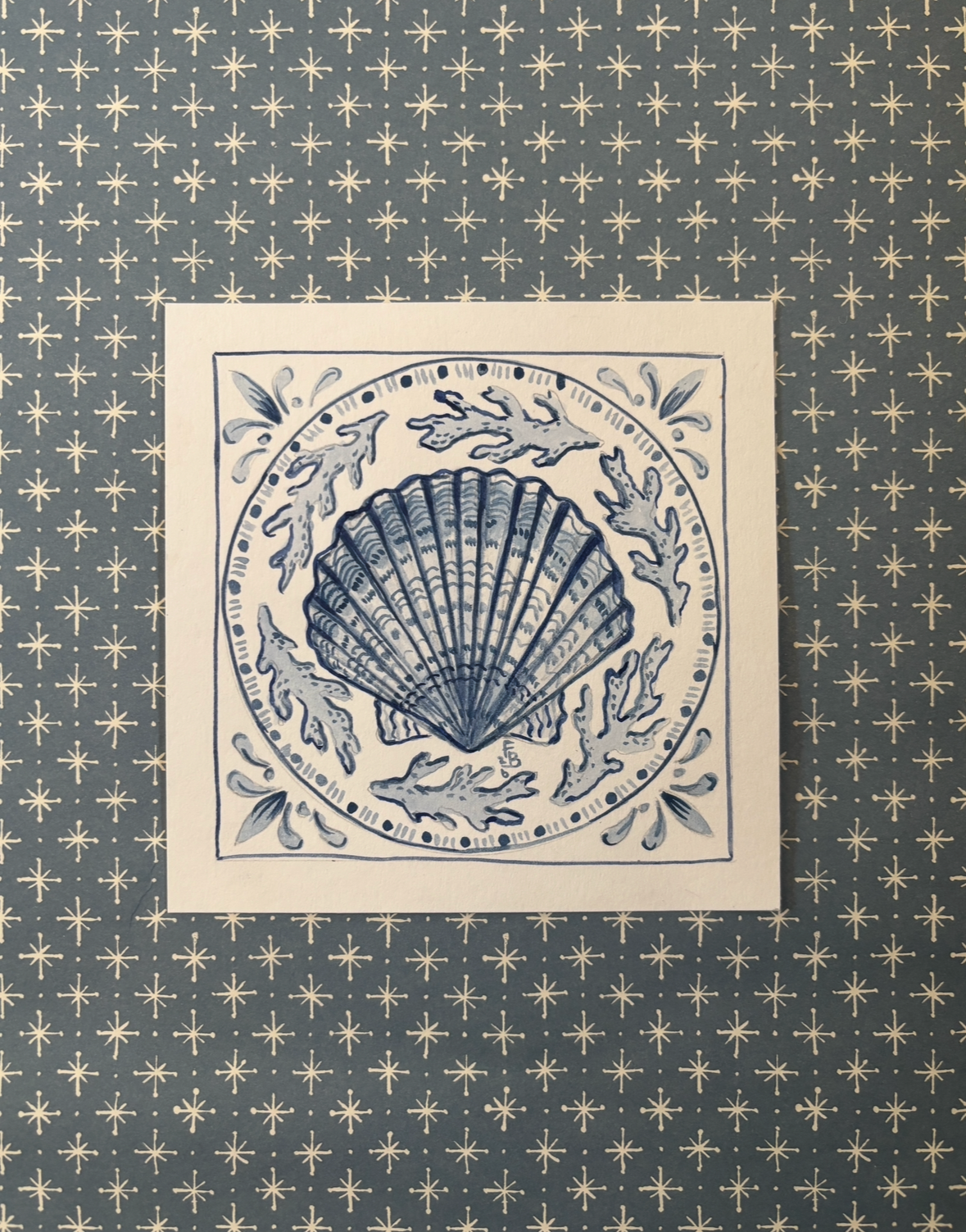 Scallop Shell Tile