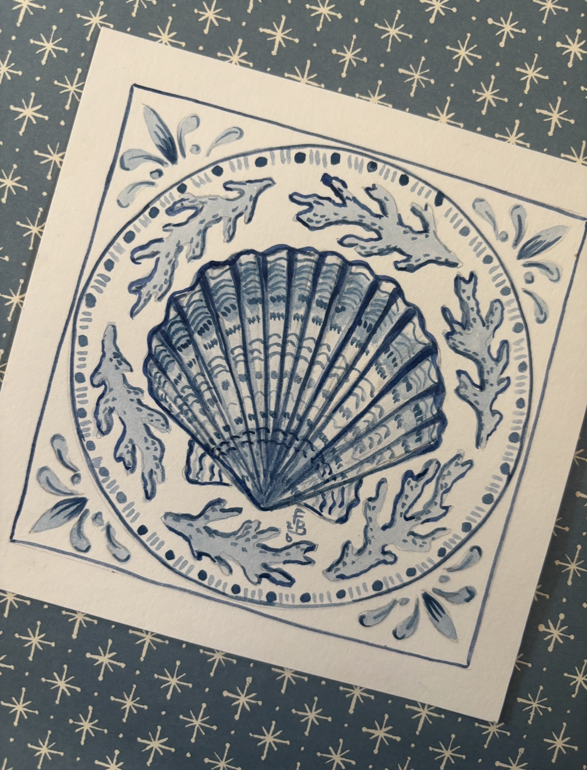 Scallop Shell Tile
