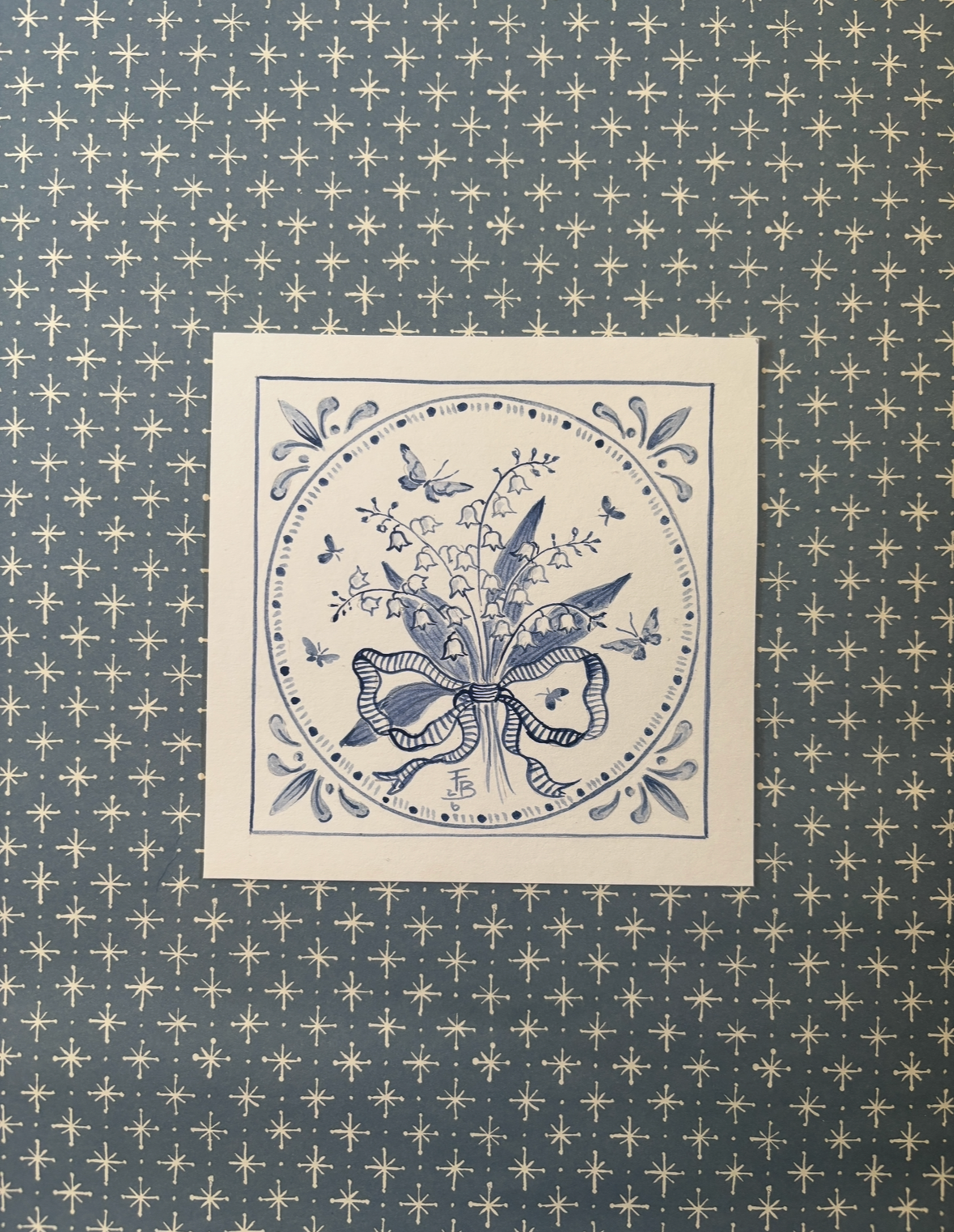Lily of the Valley Tile