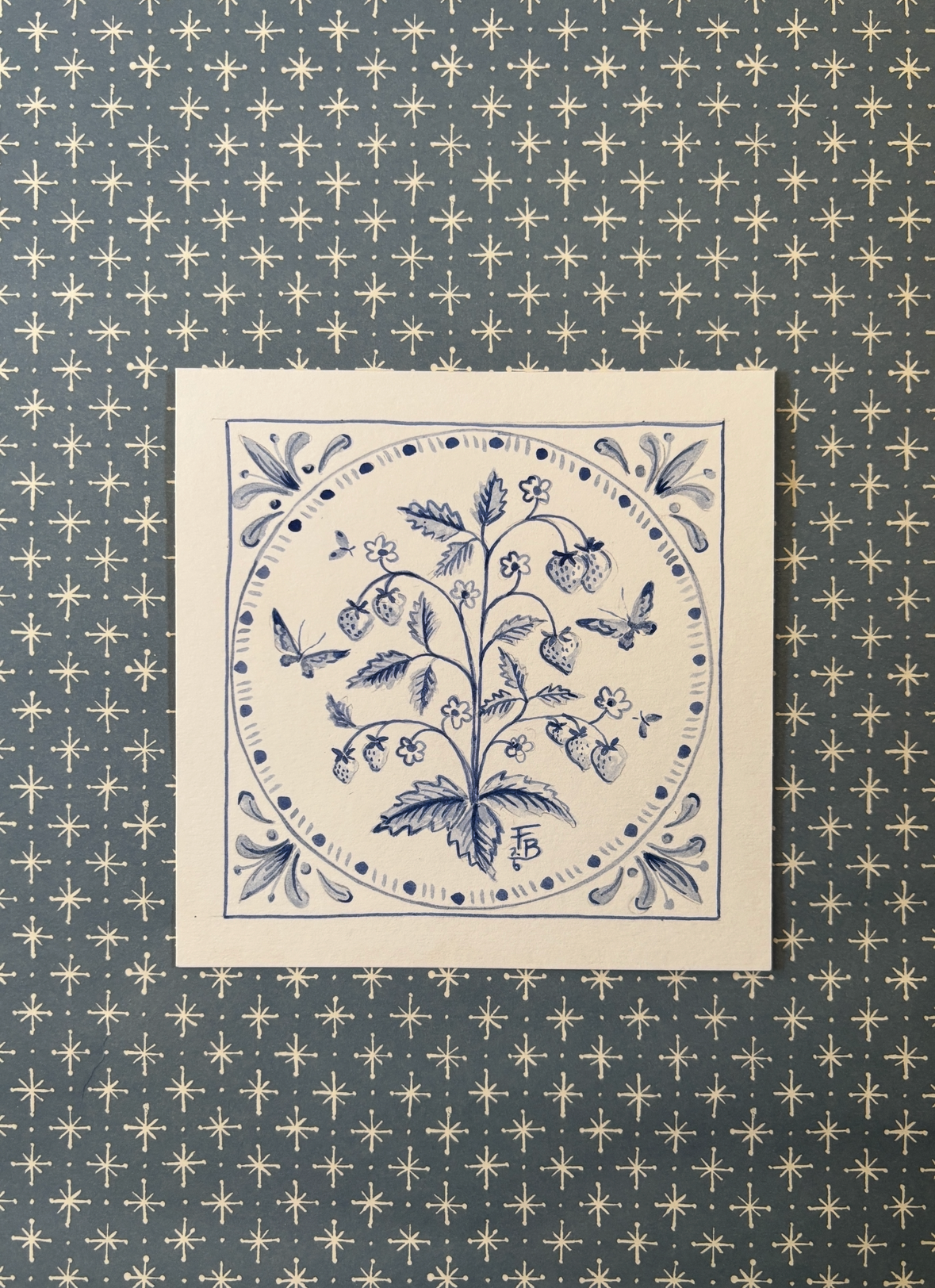 Summer Strawberry Tile
