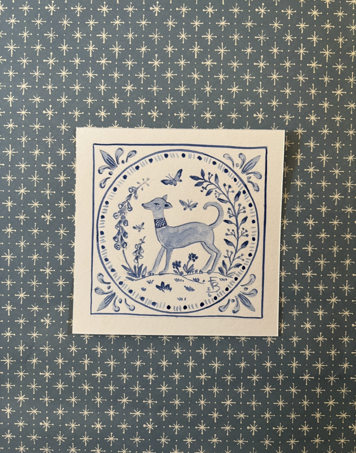 Wonderful Whippet Tile