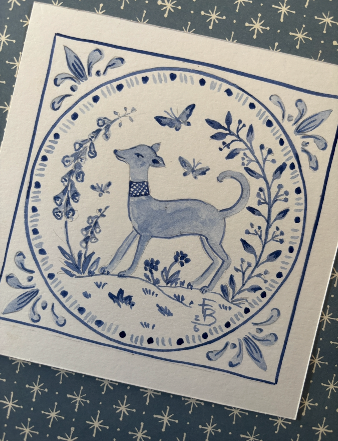 Wonderful Whippet Tile