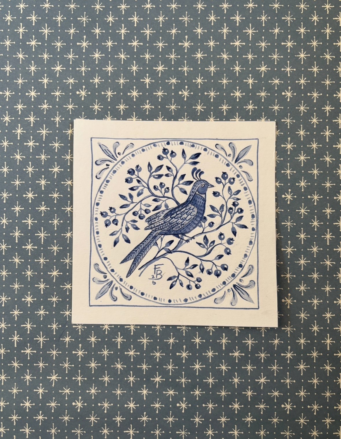 Tropical Bird Tile