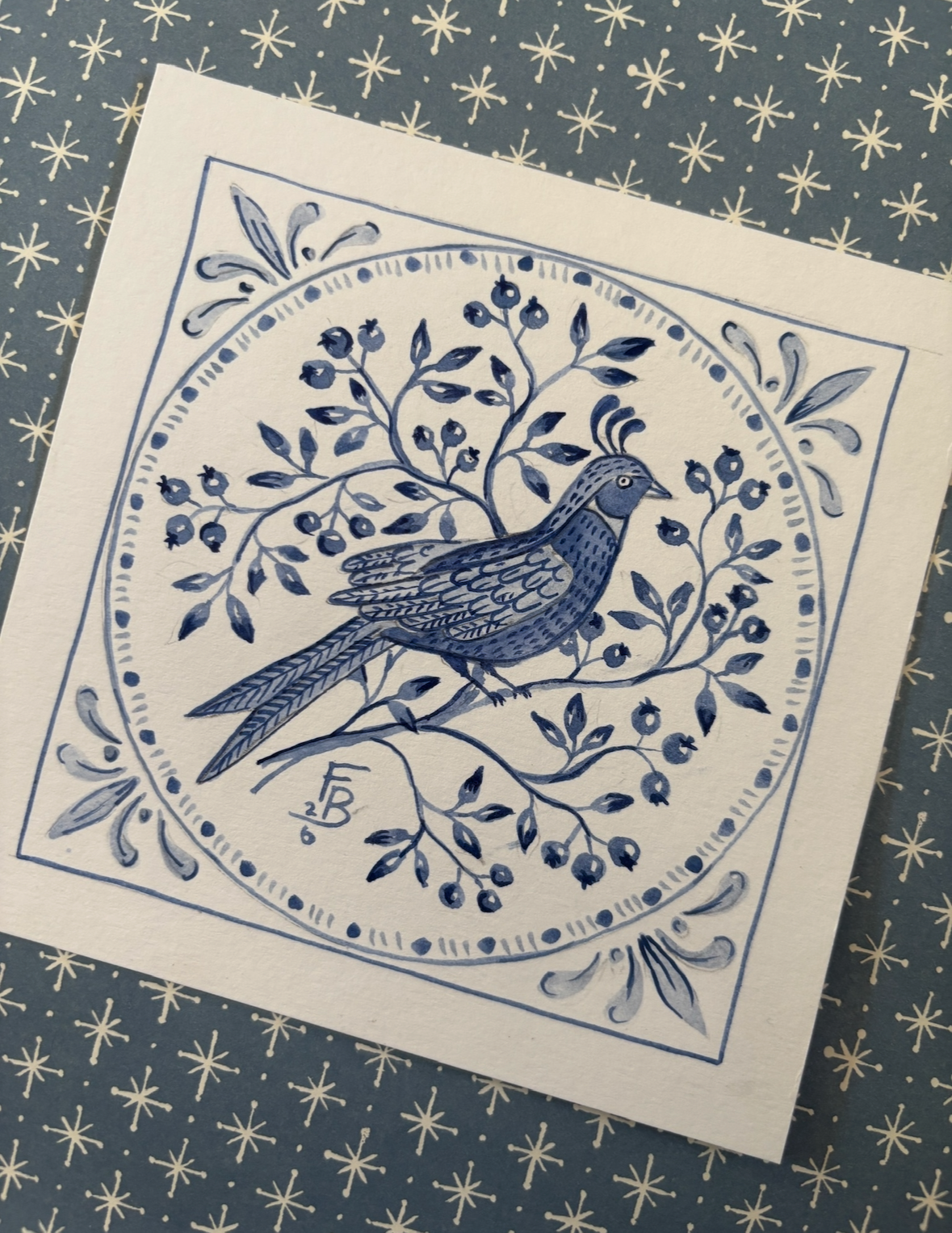Tropical Bird Tile