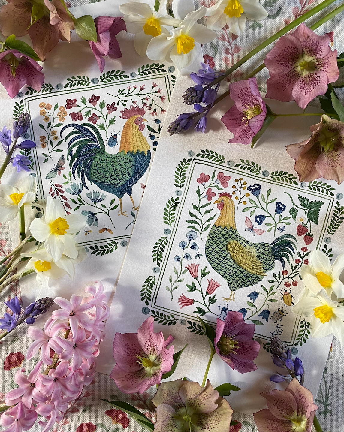 Print - Spring Chicken - Hen